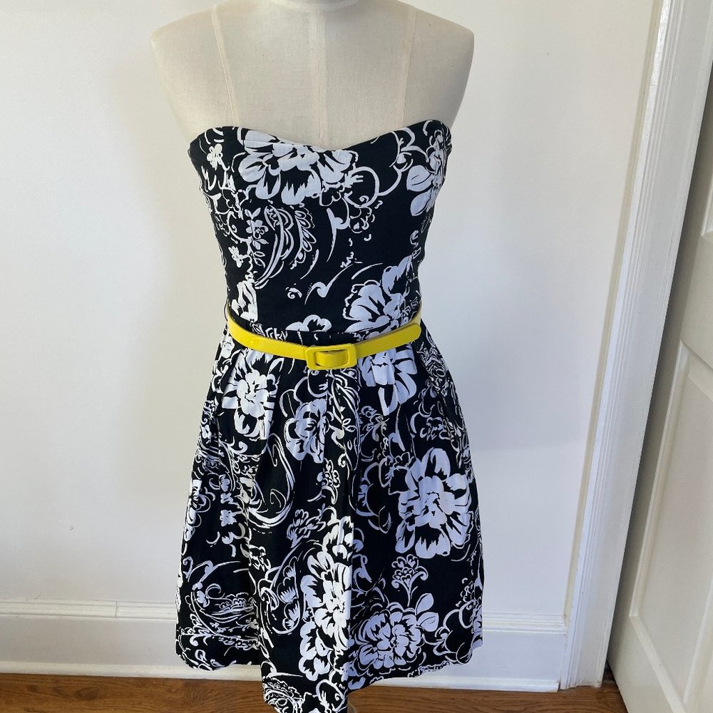 Speechless dress black and white